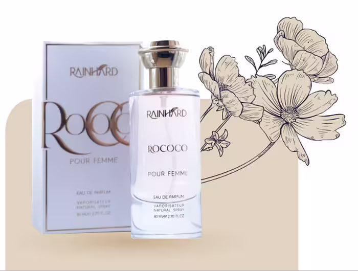 ادو پرفیوم رین هارد مدل ROCOCO با حجم 80 میلی لیتر