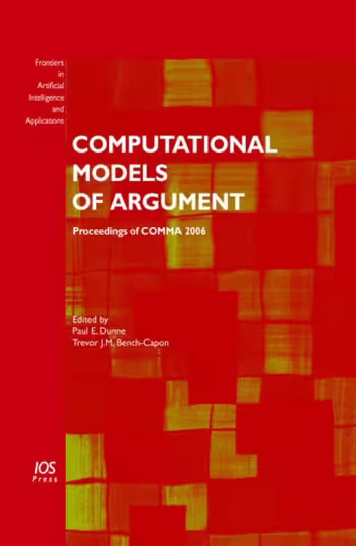 خرید و دانلود نسخه کامل کتاب Computational Models of Argument: Proceedings of COMMA 2006