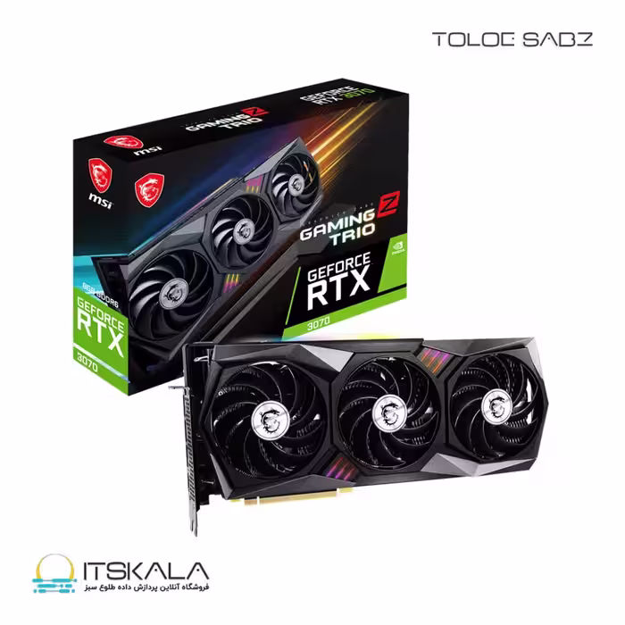 کارت گرافیک ام اس آی MSI GeForce RTX 3070 Ti GAMING X TRIO 8G | ITSKALA