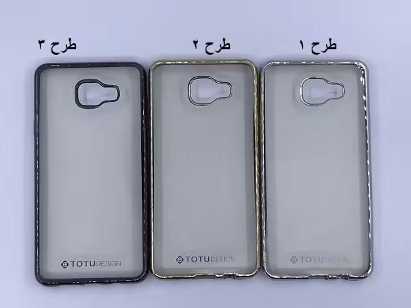 قاب گوشی موبایل سامسونگ SAMSUNG A7 2016 / A710 مدل ژله ای شفاف بامپر رنگی