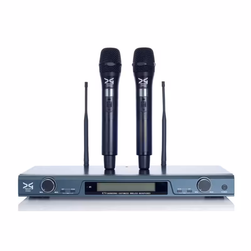 میکروفن بی سیم دو دستی دیجی تک D502DG Tech D502