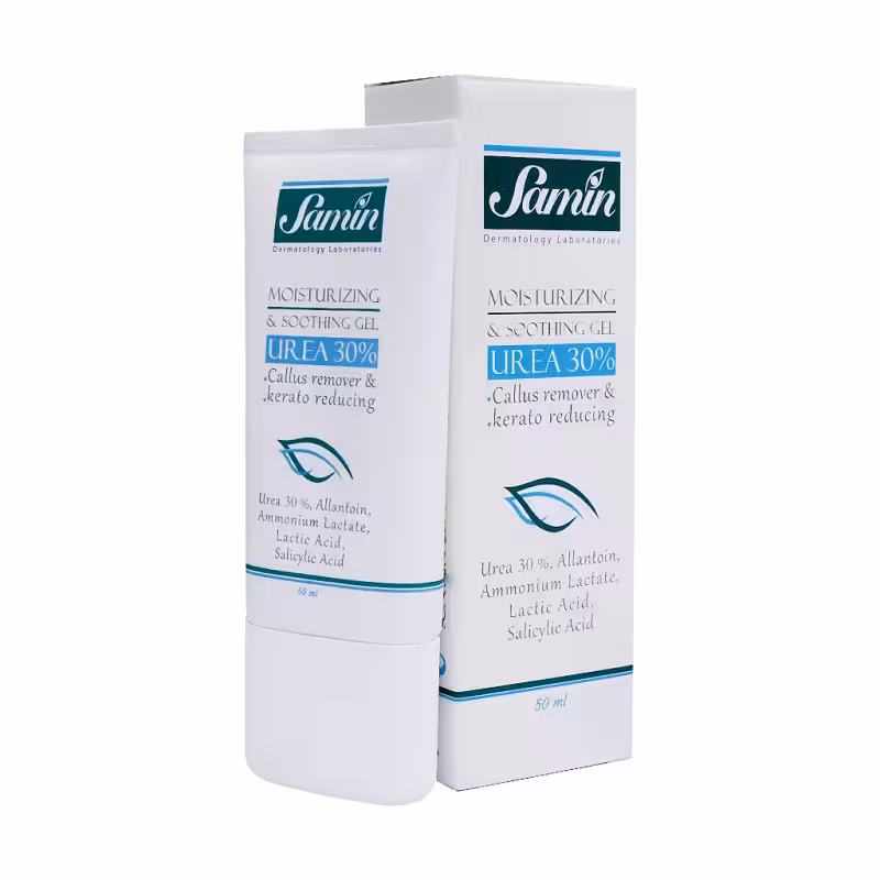 ژل مرطوب کننده قوی اوره 30 درصد ثمین | Samin Moisturizing and Soothing Gel Urea 30%