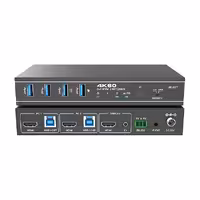 سوییچ کی وی ام 2 پورت  HDMI V20 برند فرانت مدل FARANET FN-K3H21