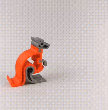 مدل سه بعدی هولدر موبایل طرح کانگرو (slt)