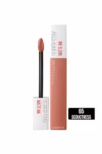 رژ لب مایع مات میبلین مدل Super Stay Matte Ink کد رنگ 65 Seductress