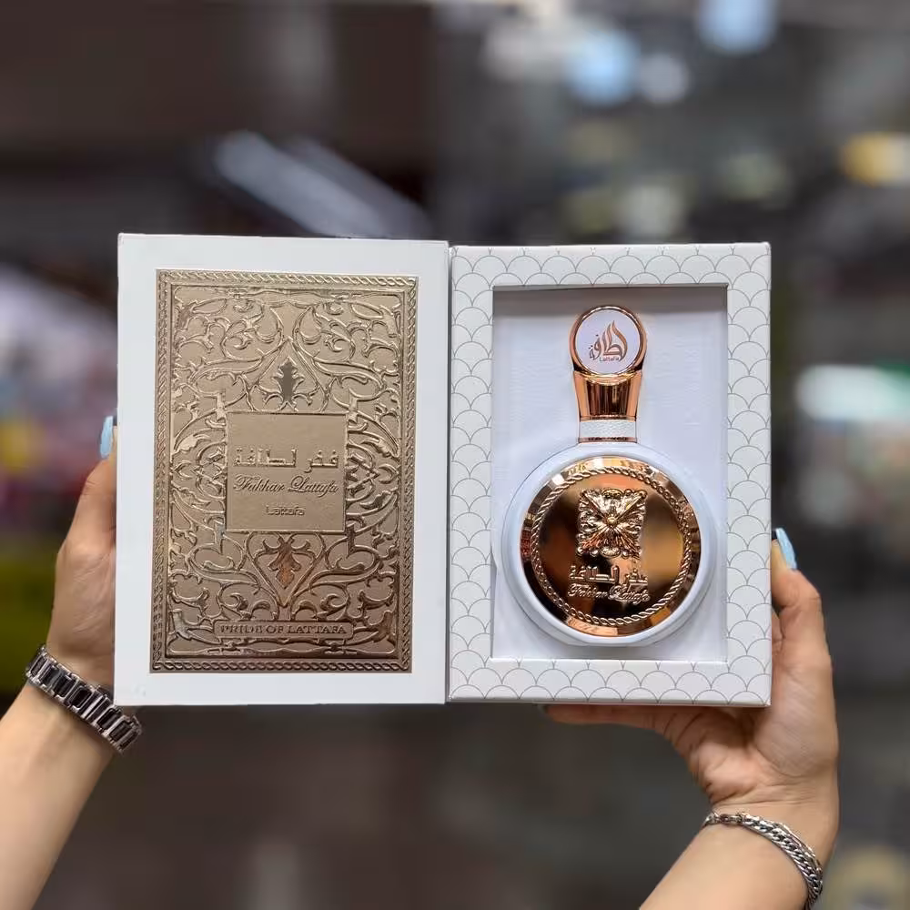 ادکلن فخر الطافه سفید 100میل  اورجینال Lattafe