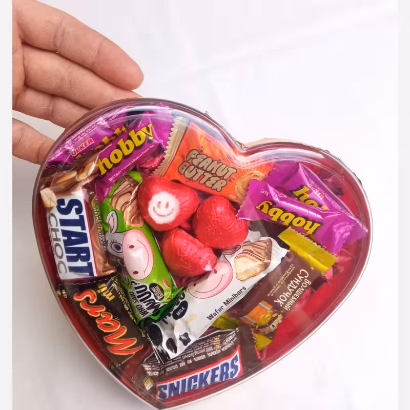 باکس هدیه رمانتیک قلبی | amazonchi