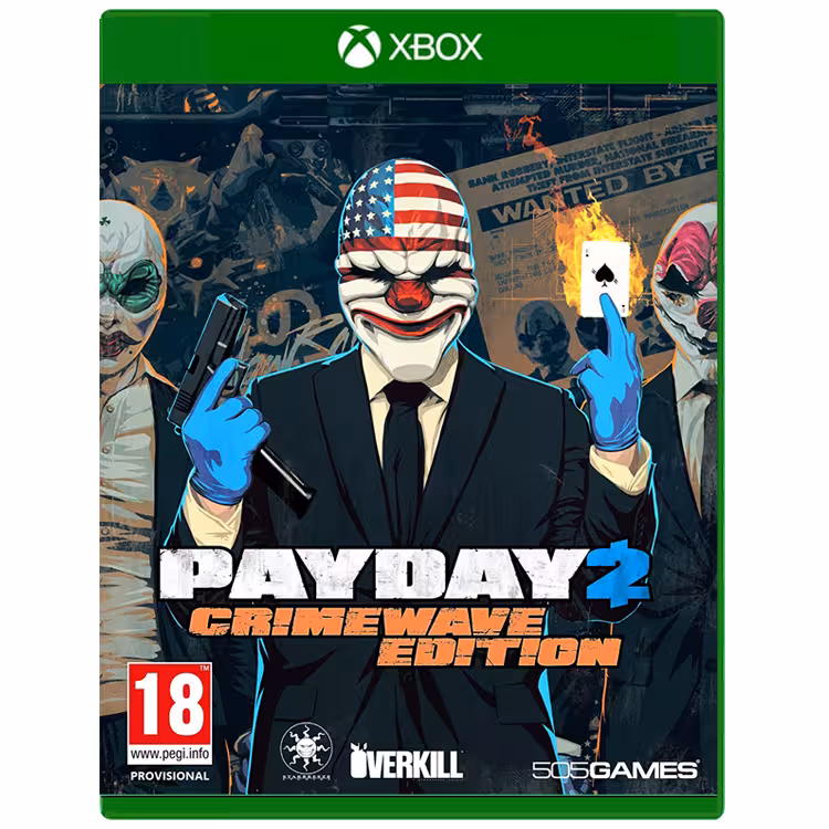 دیسک بازی Payday 2 Crimewave Edition برای XBOX