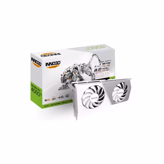 کارت گرافیک INNO3D RTX 4060TI TWIN X2 OC WHITE 16GB