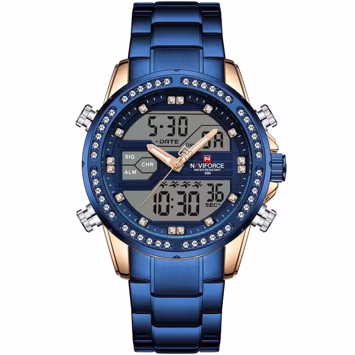 ساعت مچی مردانه ناوی فورس 9190 naviforce watch nf9190 be/rg نیوی فورس 9190 ساعت هوشمند