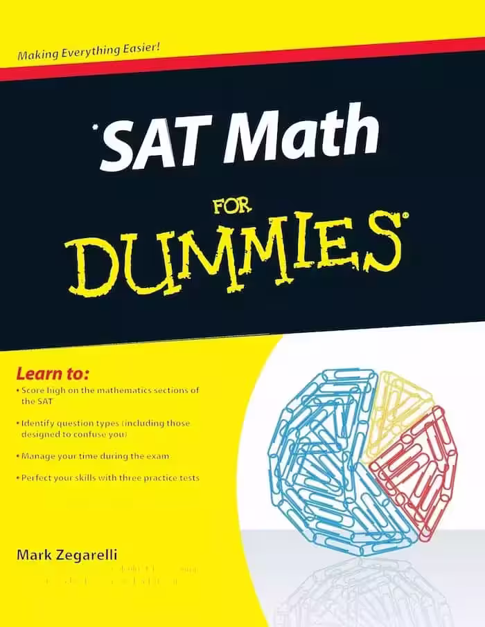 اس ای تی مث فور دامیز | کتاب آزمون زبان انگلیسی SAT Math For Dummies