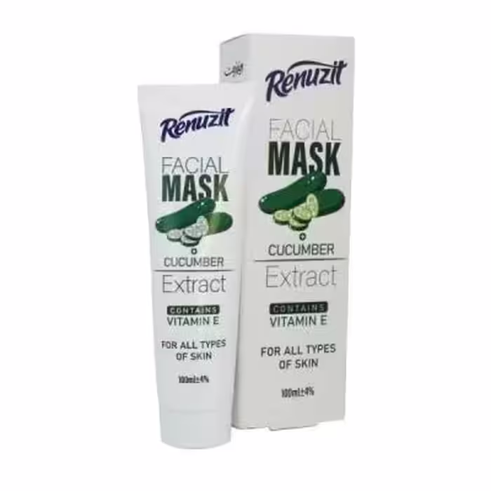 ماسک صورت رینوزیت Renuzit عصاره خیار حجم 100 میلی لیتر