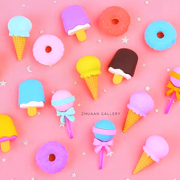 ست پاک کن خوراکی های رنگارنگ