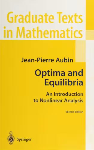 خرید و دانلود نسخه کامل کتاب Optima and Equilibria: An Introduction to Nonlinear Analysis