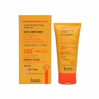 کرم ضد آفتاب رنگی SPF50  مناسب پوست های چرب و مختلط کاربا