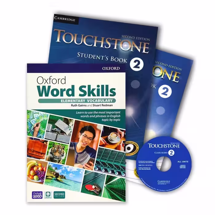 پک تاچ استون 2   ورد اسکیلز المنتری | کتاب انگلیسی Touchstone 2   Oxford Word Skills Elementary