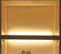 چراغ LED داخل کمد و کابینت پشت شلف چوبی با نور 2 طرفه 12 وات سری 27 سایز 120 فانتونی کد N565