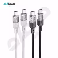 کابل شارژ 60 وات تایپ‌سی به تایپ‌سی هوکو مدل U129