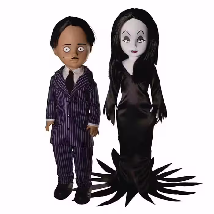 اکشن فیگور گومز و مورتیشیا آدامز | Gomez & Morticia | از سریال ونزدی | Wednesday | برند Mezco