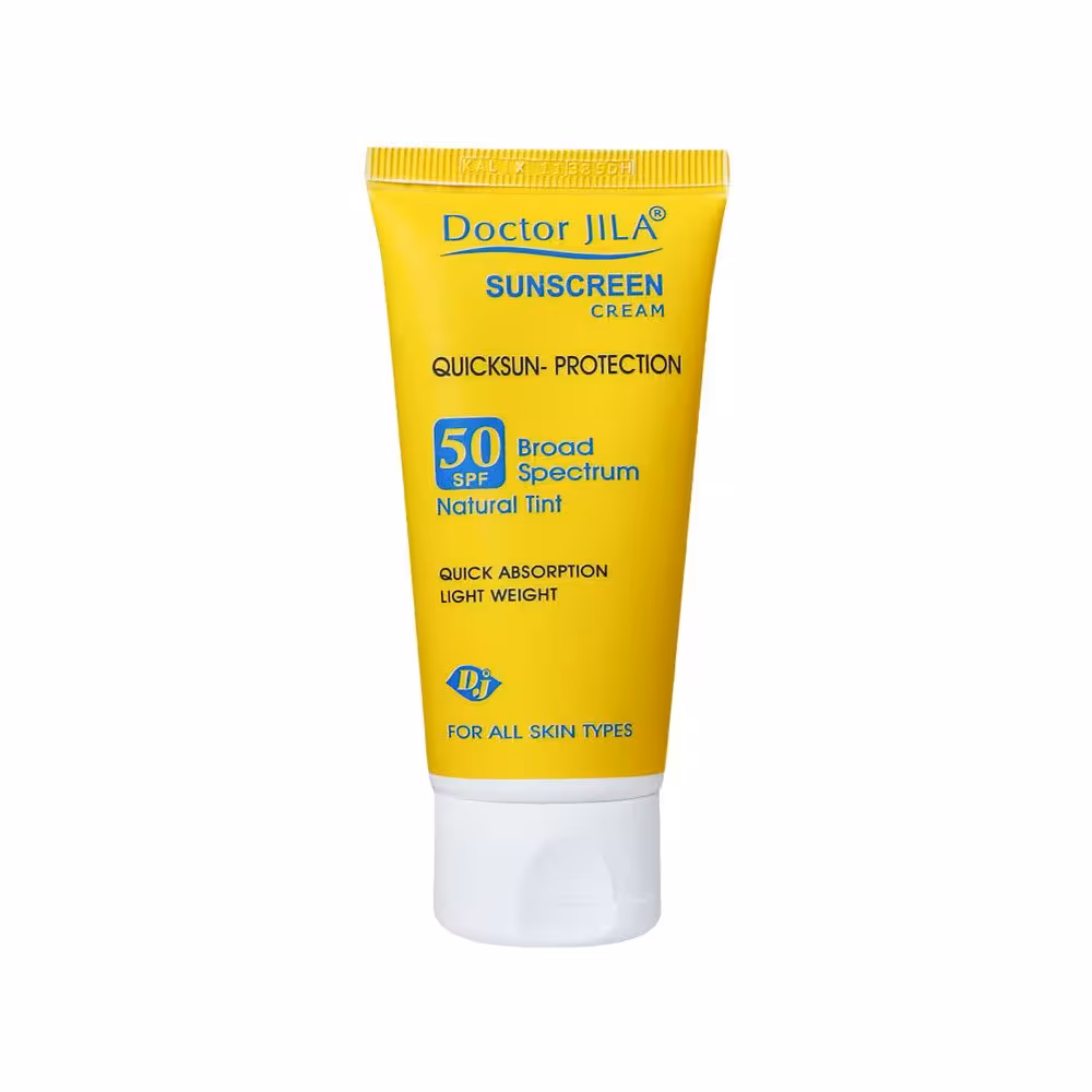 کرم ضد آفتاب کوئیک سان پروتکشن SPF50 دکتر ژیلا | 50 گرم