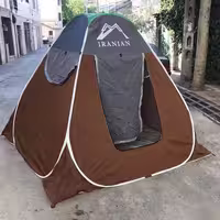 چادر مسافرتی 8 نفره برزنت برنو ضخیم ارتفاع بلند پنجره دار | amazonchi