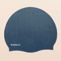 کلاه شنا نابایجی – دکتلون Nabaiji Silicone Swim Cap – Geometric Print / Gray