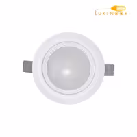 چراغ سقفی توکار دایره‌ای مدرن پرنور کوچک نمایشگاهی ارزان 7 وات FEC کد 2120