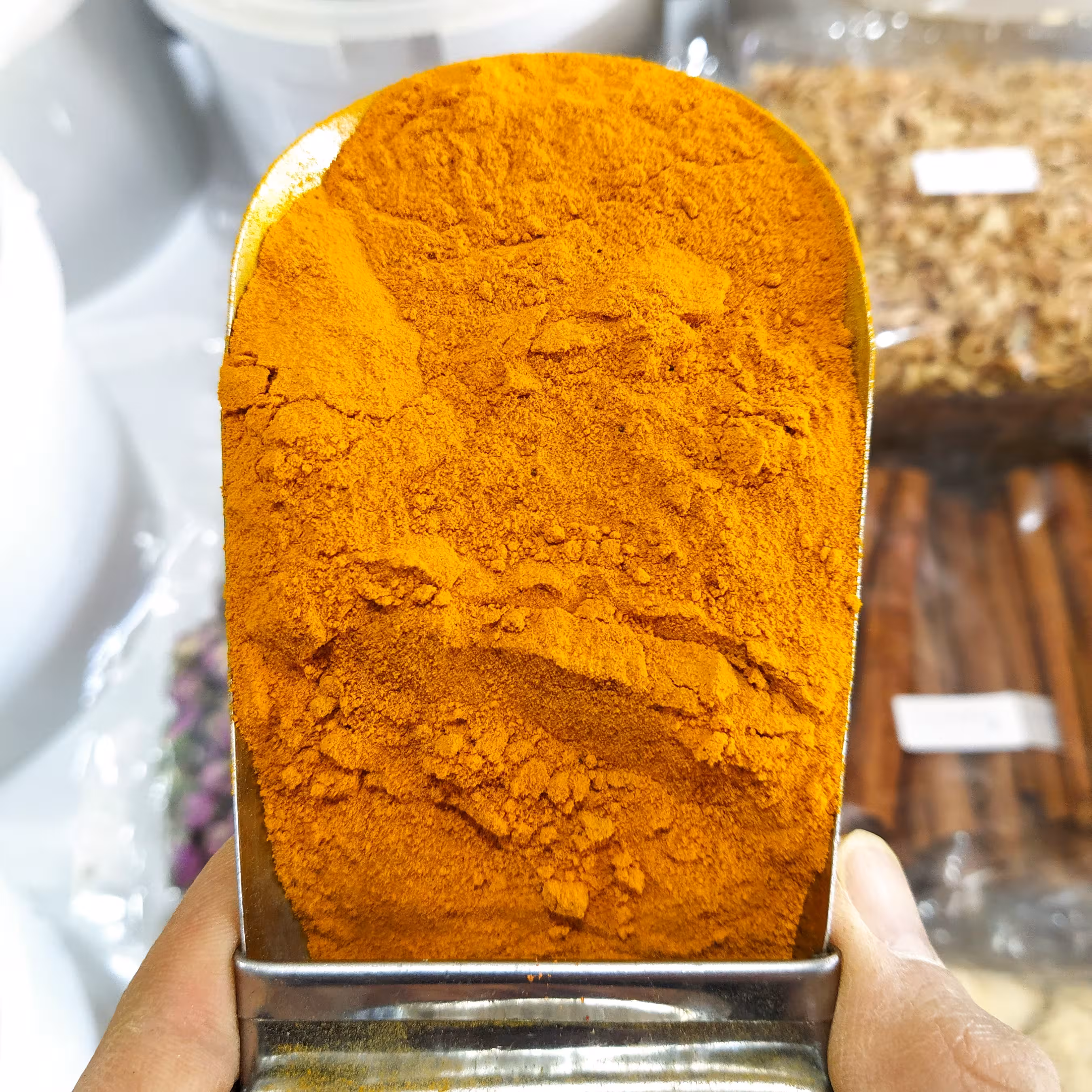 پودر زردچوبه خالص بسته بندی 500 گرمی