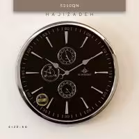 SCHOBERT شوبرت ساعت دیواری 4 موتوره قطر 50 کروم  5310QN