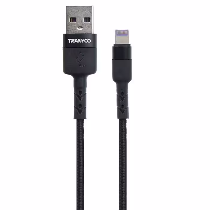 کابل USB به لایتنینگ ترانیو مدل S4 طول 30سانتیمتر 5آمپر