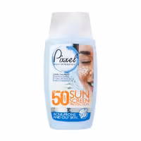 کرم ضد آفتاب بدون رنگ پیکسل spf50 مناسب پوست چرب و جوشدار حجم 50ml