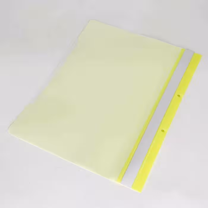 پوشه یک روشفاف زردسوپربایند