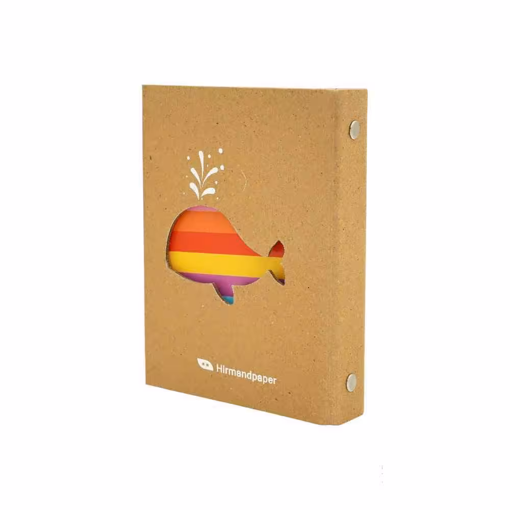 دفتریادداشت کلاسوری 2حلقه کرافت دایکات هیرمندپیپر