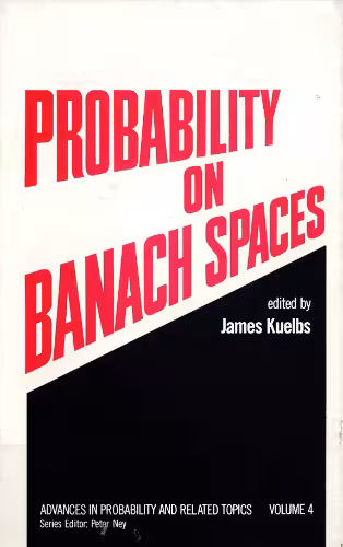 خرید و دانلود نسخه کامل کتاب Probability on Banach Spaces