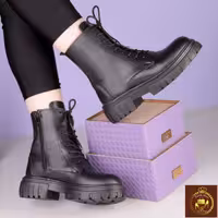 نیم بوت اسپرت بندی لژدار زنانه سمیرا
