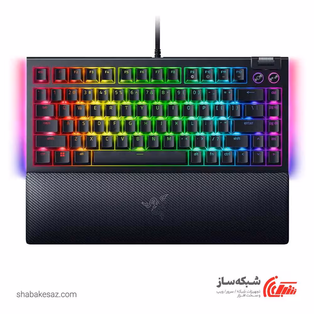 قیمت و خرید کیبورد گیمینگ ریزر Razer BlackWidow V4 75%