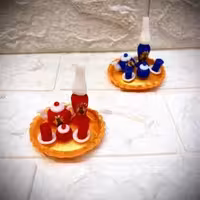 گردسوز به همراه سینی چایی یلدا