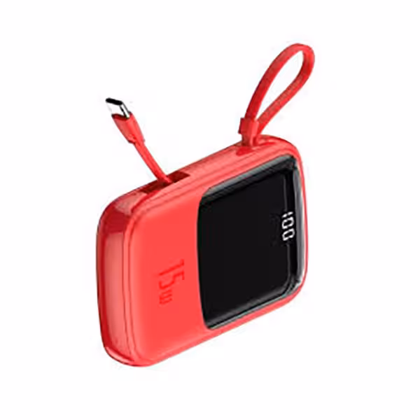 پاوربانک Lightning مدل Baseus PPQD-B01 Power Bank Q pow Digital Display با ظرفیت 10000mAh سیاه - فروشگاه اینترنتی پروتاچ