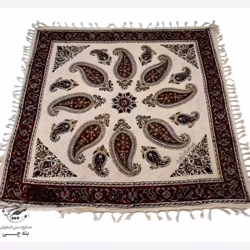 سفره قلمکارمربع اعلابته جقه 1متری