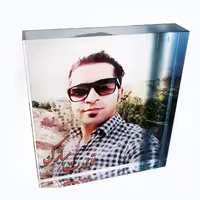 چاپ عکس روی کریستال 11 در 13