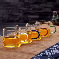 فنجان دسته رنگی پیرکس برند Paci