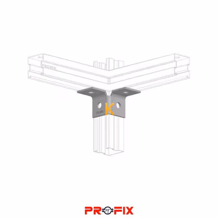 اتصال دو طرفه چهار سوراخ پروفیل جی پروفیکس