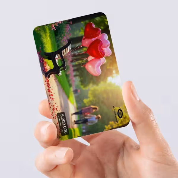 کارت هدیه تولد با طرح صندلی خانگی