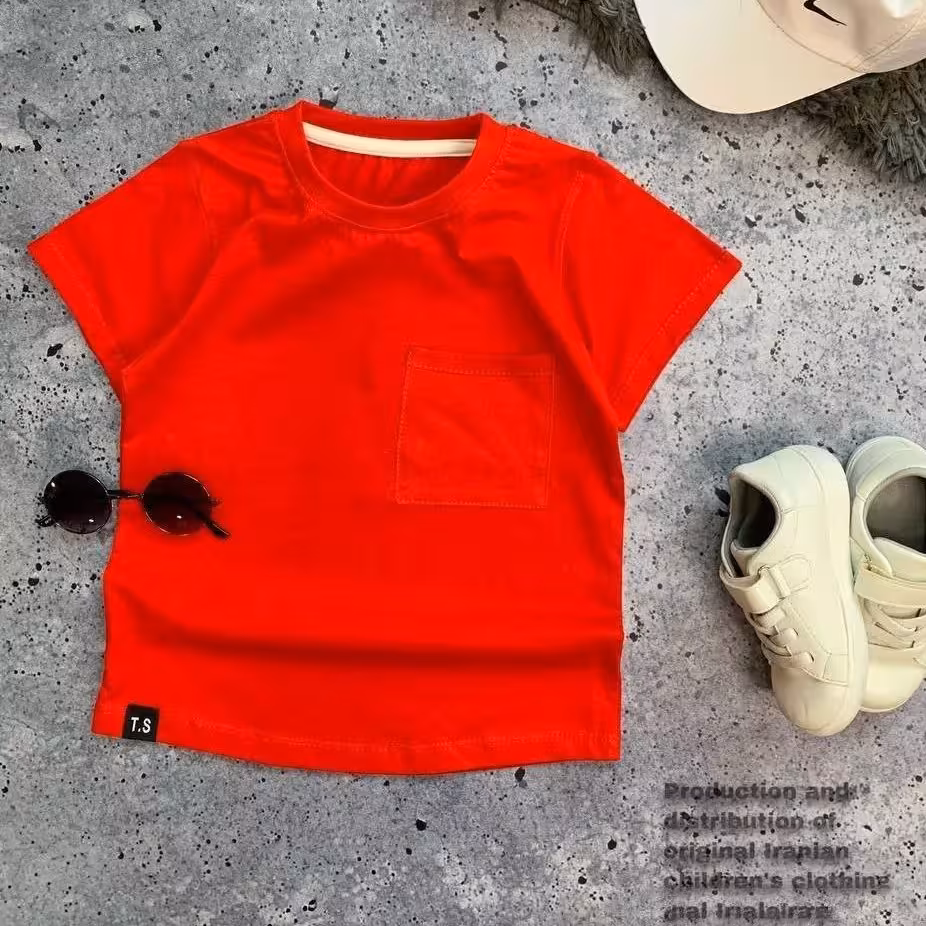 تیشرت تک اسپرت دخترانه و پسرانه سایز45  ارسال رایگان 