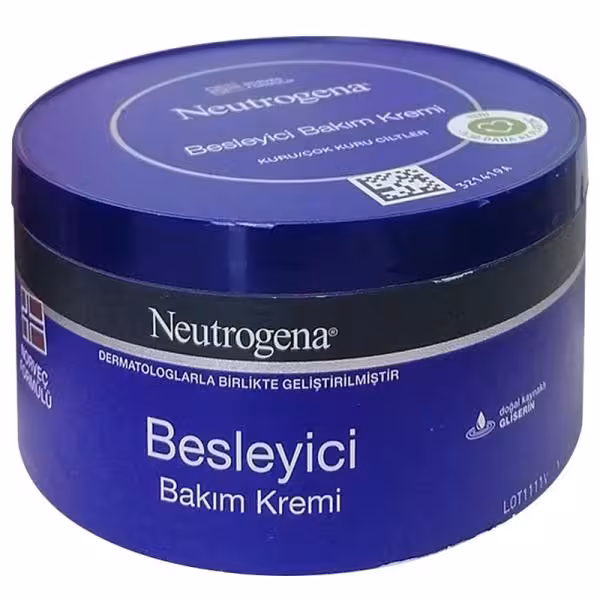 کرم کاسه ای مرطوب کننده مناسب پوست خشک و خیلی خشک نیتروژنا آبی مدل Neutrogena Besleyici Bakim Kremi