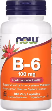 ویتامین B-6 (100 کپسول‌) Now