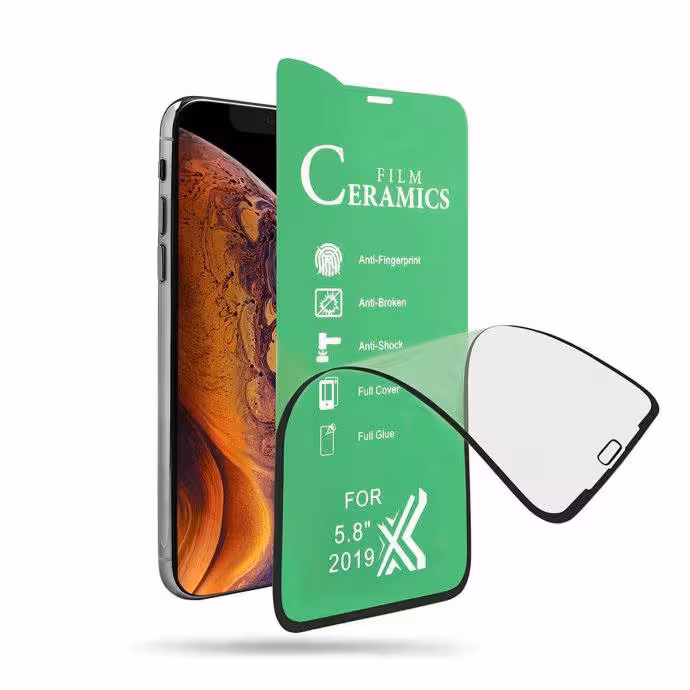 گلس محافظ صفحه موبایل سرامیکی شفاف نشکن مدل شیائومی note 10 pro/note 10pro max