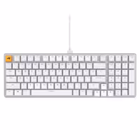 کیبورد گیمینگ با سیم گلوریس سفید مدل فول سایز 96%  GMMK 2