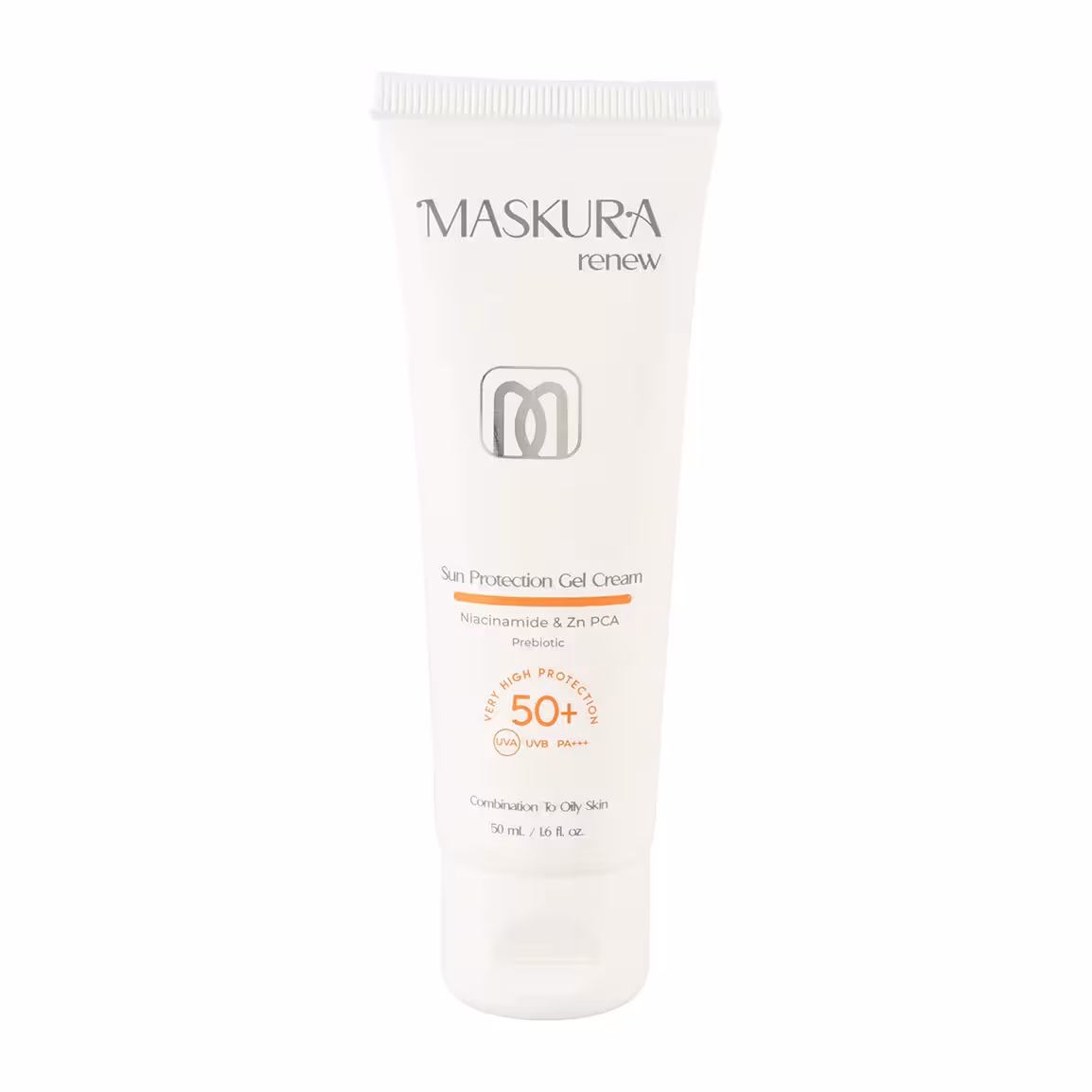 ژل کرم ضد آفتاب بی رنگ SPF50 پوست چرب ماسکورا