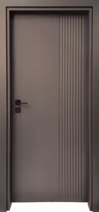 درب داخلی اتاق ام دی اف MDF مدل 109 طوسی تیره